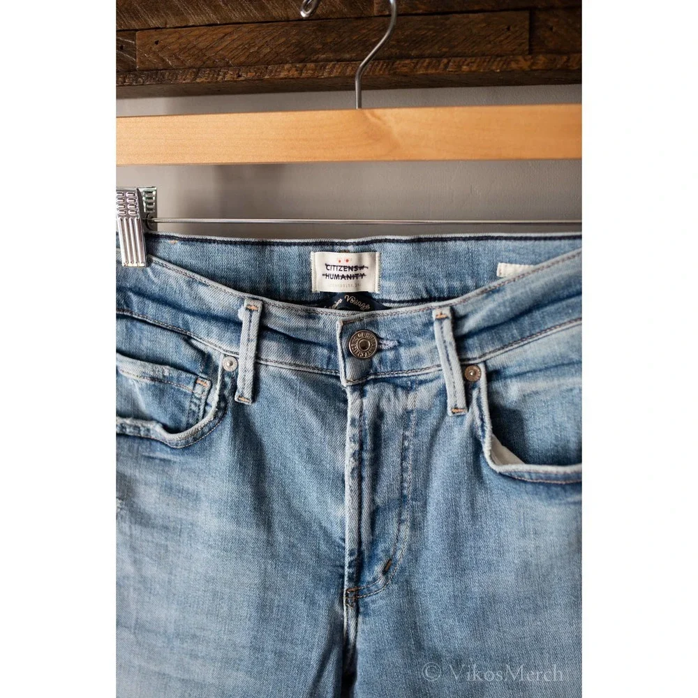 Citizens of Humanity Ella Mid Rise Slim Crop Jeans 27 NEW - Picture 3 of 5